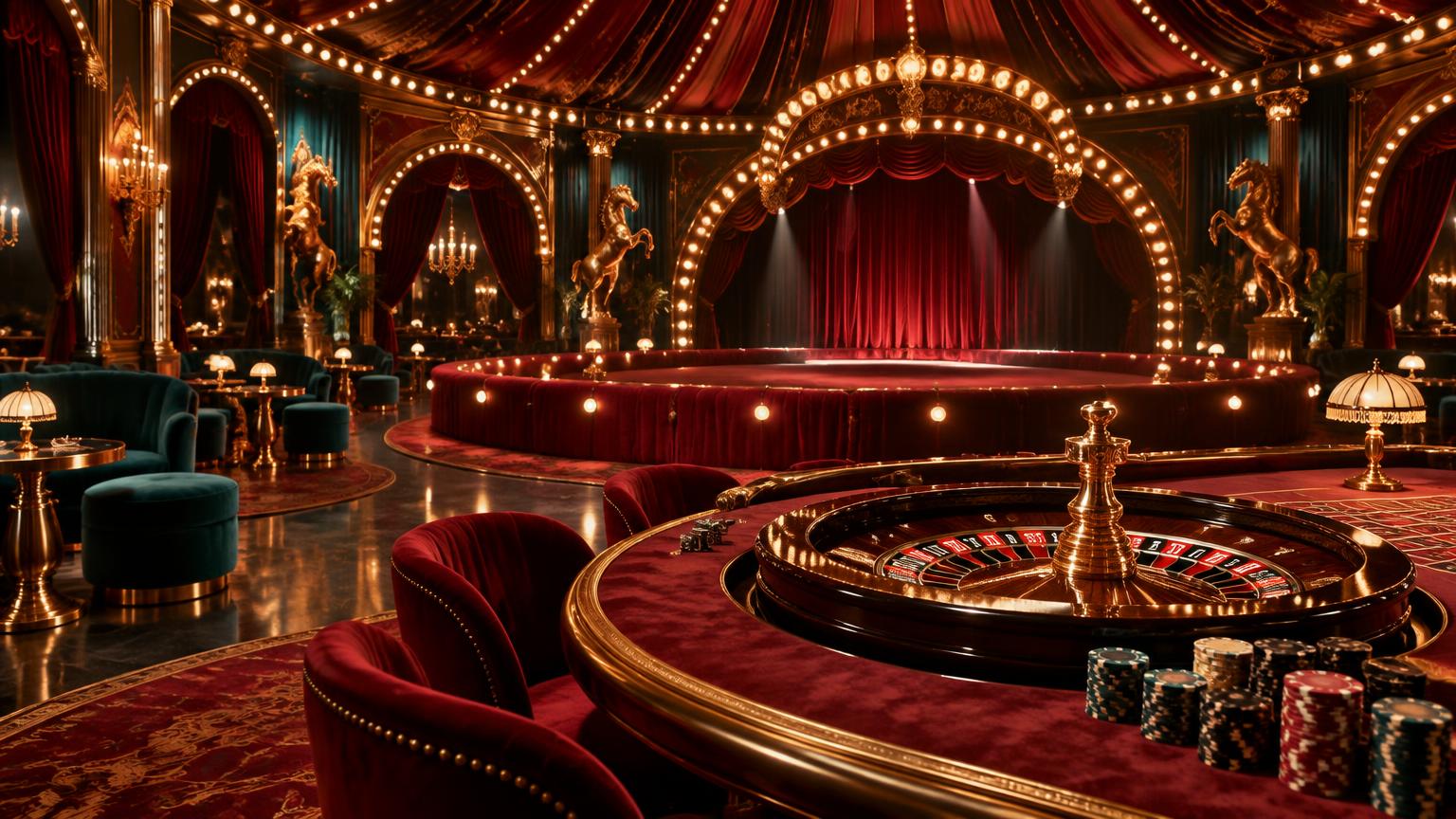 Circus Casino — ilustrație editorială